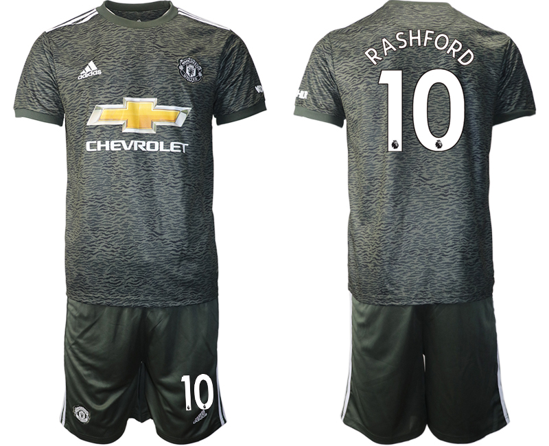 Men 2020-2021 club Manchester United away #10 black Soccer Jerseys1->manchester united jersey->Soccer Club Jersey